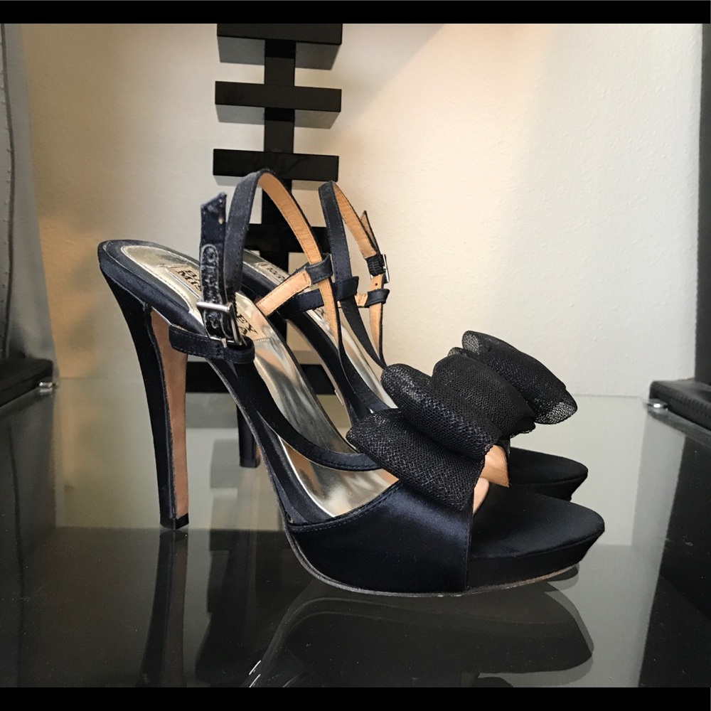Badgley Mischka Black Sandals
